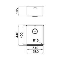 Pomivalno korito FOSTER KE 2153 850